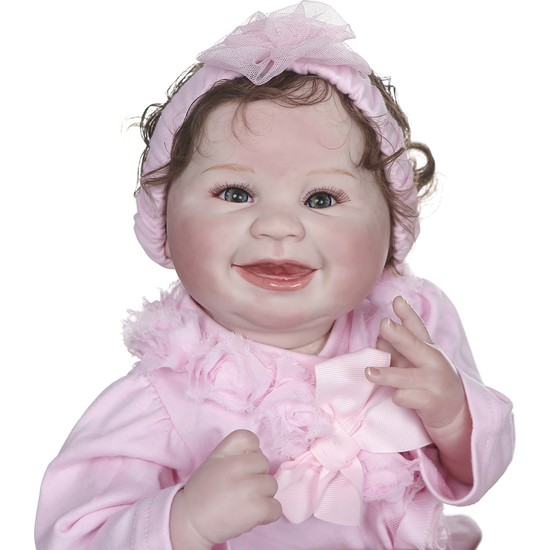 Decdeal Yeni Doğan Bebek Bebeği 22&quot; 55 cm Gerçekçi Oyuncak