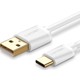 Ugreen Type-C USB 2.0 Data ve Şarj Kablosu Beyaz 1.5 Metre