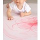 Baby Z Flamingo Desenli Büyük Kare Oyun Matı