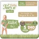 Baby Turco Doğadan Külot Bez 5 Numara Junıor 240'lı