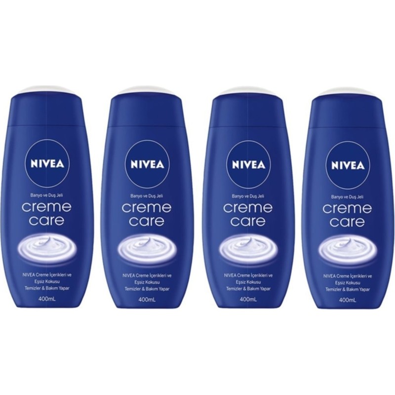 Nivea Creme Care Duş Jeli 4x 250 ml