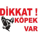 Club Safari Dikkat Köpek Var Tabelası Dekota 30 x 23 cm
