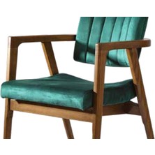 Bengi Ticaret Sandalye ST Zus140 Dilimli Sırtlık MODEL Ahşap Kayın Ayak Babyface kumaş El Yapım