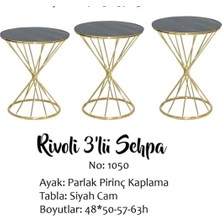 Bengi Ticaret Brc Zigon Rivoli Model Siyah Kırılmaz Cam Metal Transmisyon Çelik Gold El Yapım