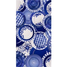 Lilien Austria Damalı Tatlı Tabağı, 20 cm