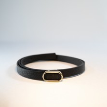 Fiori Ithal Oval Gold Tokalı Ince Kemer, Pantolon Kemeri, Gömlek Kemeri, Ceket Kemeri