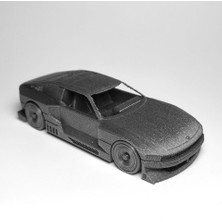 3duman Hyundai N Vision 74 Figür - Siyah - 15/20CM