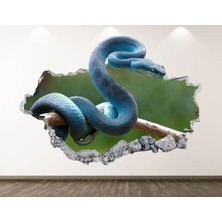 Kt Grup Vahşi Doğa Muhteşem Hayvanlar Full Hd Baskı 3D Modern Duvar Sticker