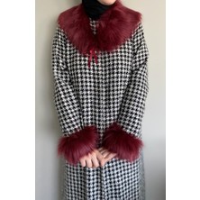 Karan Tuhafiye Kürk Yaka / Yaka Kürkü Kollu Takım