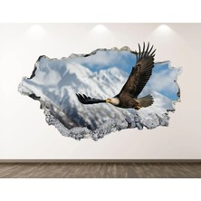 Kt Grup Vahşi Doğa Muhteşem Hayvanlar Full Hd Baskı 3D Modern Duvar Sticker