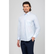 Erkek Bebe Mavisi Regular Fit Klasik Gömlek