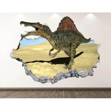 Kt Grup Dinozorlar Full Hd Baskı 3D Modern Duvar Sticker Seti