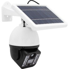 Oem Solarlı Ledli Maket Kamera / T-30 Kablosuz Beyaz