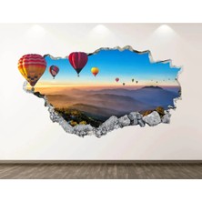 Kt Grup Hava Araçları Full Hd Baskı 3D Modern Duvar Sticker