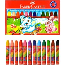 Glanart Öğrenci Boyama Seti Faber 12 Renk Sulu Boya Kuru Boya Pastel Boya Keçeli Kalem 12'li Boya Set