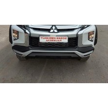 Türkmen Mitsubishi L200 Ön Tampon Koruması Gündüz Ledli (2019 ve Üzeri)