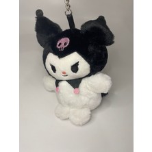 Pink Kuromi Peluş Anahtarlık Siyah