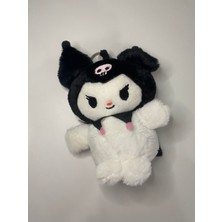 Pink Kuromi Peluş Anahtarlık Siyah