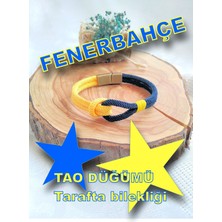 Urlanumis Fenerbahçe Taraftar Bileklik Magnet Kapama Tao Düğüm 18/19/20/21/22 Cm.