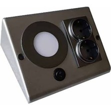 Masfitech Dolap & Tezgah Altı Prizli Aydınlatma 3 Watt (Gün Işığı 4000K)