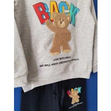 Ceo Back Baskılı Ayı Işlemeli Erkek Çocuk Eşofman Takımı