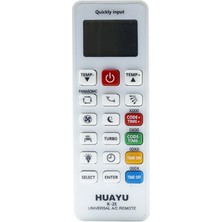 Huayu Kk K-2e Universal A/c Klima Akıllı Blisterli Kumanda Klima