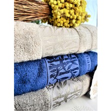 Z&N Style Süper Lüks Miss Bamboo 50X90CM.  Ihraç Malı El&yüz 3'lü Havlu Seti %70 Bambu Lifi Içerir