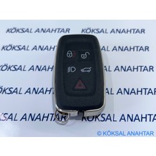 Köksal Anahtar Range Rover Sport, Vogue, Discovery, Freelander (L322-L319) Orijinal 5 Tuşlu Smart Kumanda Kabı