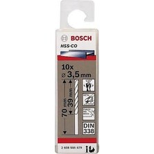 Bosch Hss 3,5 mm 10'lu Kobaltlı Matkap Ucu Paket 2608585879