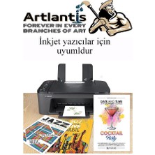 Artlantis A4 Sertifika Kağıdı Kalın 25 Adet Gramajlı Fotokopi Kağıdı 120 gr Tüm Yazıcılara Uyumlu 21X29.7 cm Kalın Baskı Kağıdı