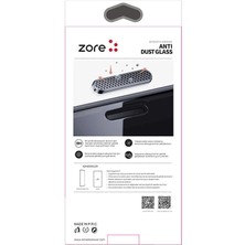 ZORE Apple iPhone 15 Plus Uyumlu Ahize Toz Önleyici Zore Anti-Dust Temperli Ekran Koruyucu