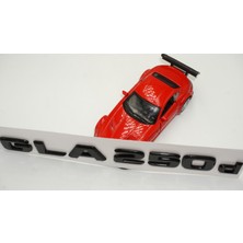 Dk Benz Gla 250D Bagaj Parlak Siyah Abs 3m 3D Yazı Logo