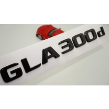 Dk Benz Gla 300D Bagaj Parlak Siyah Abs 3m 3D Yazı Logo