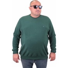 Starbattal Büyük Beden Erkek Selanik Classic Sweat 3XL Nefti Renk Uzun Kol Regular Fit