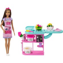 Barbie GTN58 Barbie Çiçekçi Bebek ve Oyun Seti