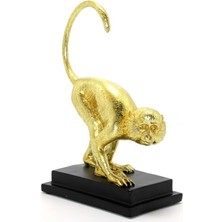 KENPAZAR Nonni Polyester Tekli Maymun Biblo Dekoratif Hediyelik