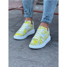 Wagoon WG501 Sarı Çok Boyalı Erkek Casual Ayakkabı