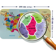 Lila Fil Dünya ve Türkiye Haritası Eğitici Öğretici Ülke Bayraklı Çocuk ve Genç Odası Duvar Sticker