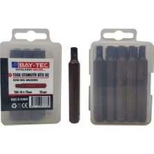 Bay-Tec Tork Otomotiv Bits Ucu Uzun T50-10X75 mm (10 Adet) MU2093