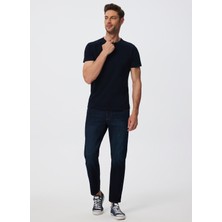Lee Cooper Jagger Normal Bel Dar Kesim Düz Paça Mavi Erkek Jean Pantolon