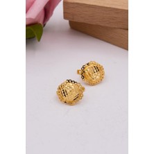 Latif Kuyumcu 22 Ayar Altın Küpe J Klips Kadın Küpe