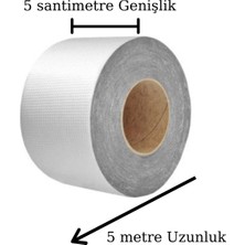 Roichill Yüksek Sıcaklık Dayanan Su Geçirmez Çatı Boru Duvar Yapışkan Bant Folyo 5 cm