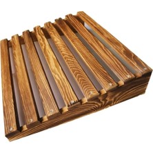Wood Raın Masa Altı Ayaklık Ahşap Ayak Yükseltici Doğal Ahşap Ayaklık Ayak Standı EN:40CM - BOY:35CM