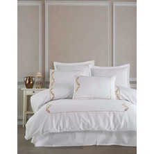 Yeni Sezon Çeyizlik  %100 Cotton Urban&chic Mısha Gold Çift Kişilik Nevresim Takımı 6 Parça "kutulu"