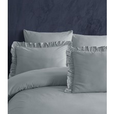Çeyizlik Fırfırlı %100 Pamuk Urban&chic Çift Kişilik Florit  Nevresim Takımı 6 Parça "özel Kutuda"