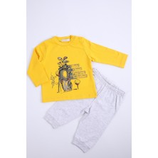 Babyhola Kız Erkek Bebek Çocuk Alt Üst Takım Mevsimlik Baharlık 11903
