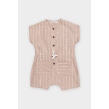 Babydola Keten Bayramlık Unisex Tulum 11322