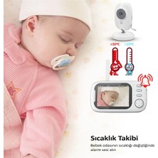 Blic Gece Görüş 1mp Full Hd Tf Kart Girişli Wi-Fi 2.4g Monitörlü Akıllı Kamera BLM35