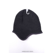 Kardelen Butik Denizli Casual Içi Polarlı Kulaklı Yün Bere ( Unisex )