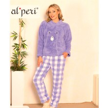 Alperi  Uzun Kol Welsoft Pelüş  Pijama Takımı